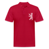 Berliner Bär im Netz - weiß - Männer Polo T-Shirt - cherry red