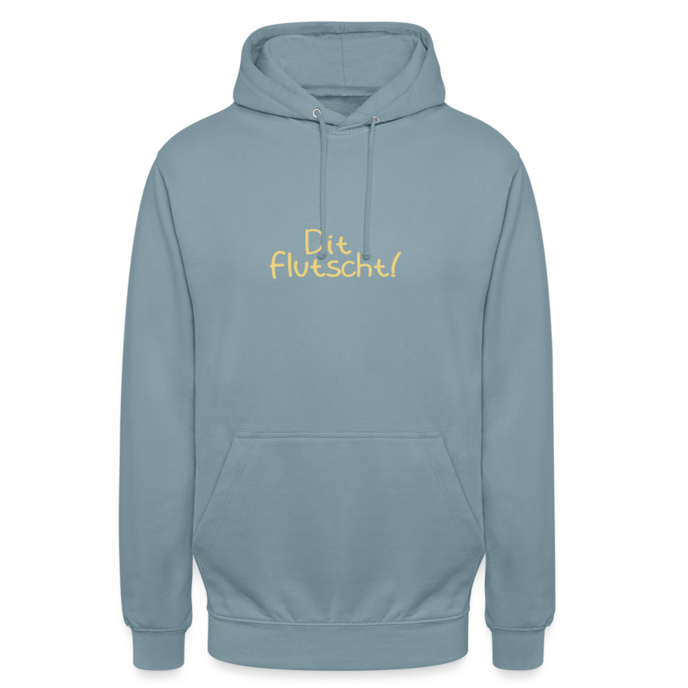 Dit flutscht! - Unisex Hoodie - Nebelblau