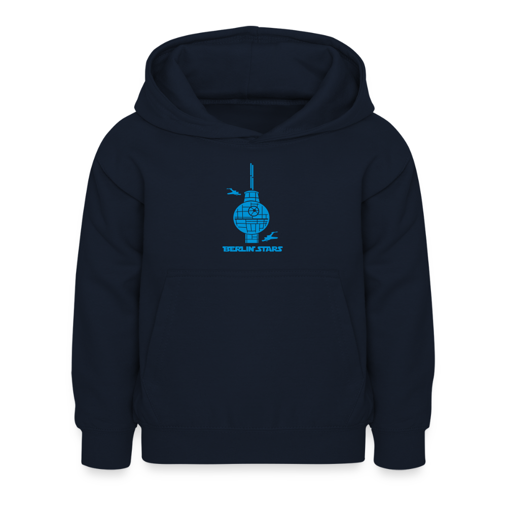 Berlin Stars - Blau - Kinder Hoodie - Navy