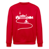 Aus der Stadt - Unisex Bio Sweatshirt - Rot