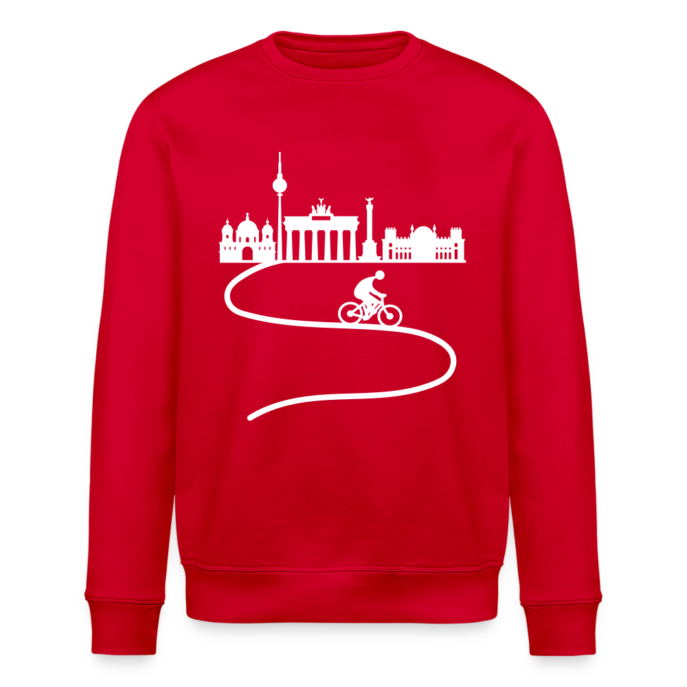 Aus der Stadt - Unisex Bio Sweatshirt - Rot