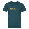 Lächeln is keen Jesichtsbruch - Unisex Bio T-Shirt - Dunkles Petrol