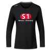 S1 - Frauen Sport Langarmshirt - Schwarz