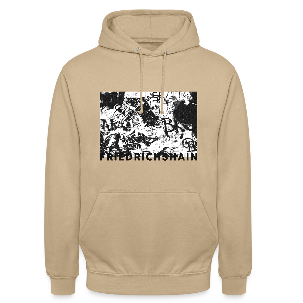 Friedrichshain Graffiti - Unisex Hoodie - Beige
