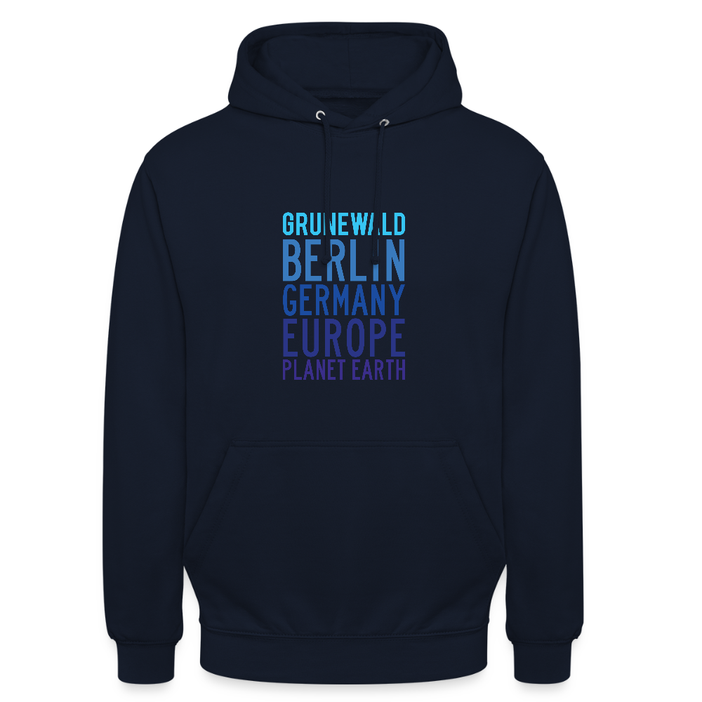 Grunewald Planet Earth - Unisex Hoodie - Navy