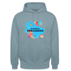 Kreatives Kreuzberg - Unisex Hoodie - Nebelblau