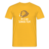 Dit is mir Schnurz Affe - Männer Premium T-Shirt - Gelb