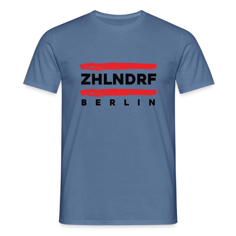 ZHLNDRF - Männer Premium T-Shirt - Taubenblau