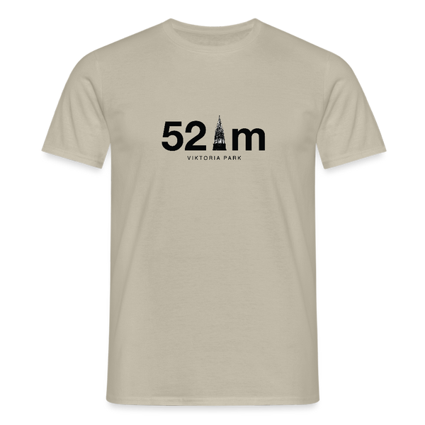 52 m Viktoria Park - Männer Premium T-Shirt - Sandbeige