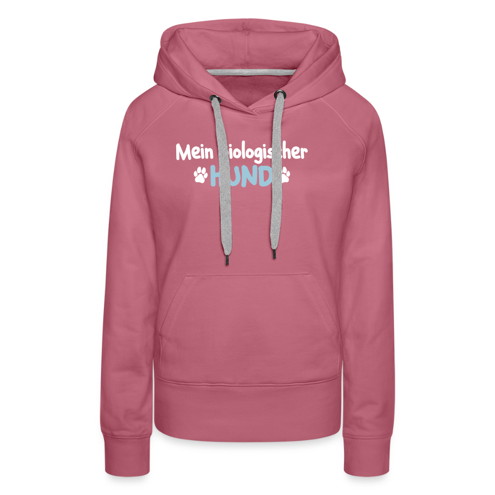 Mein biologischer Hund. - Frauen Premium Hoodie - Malve