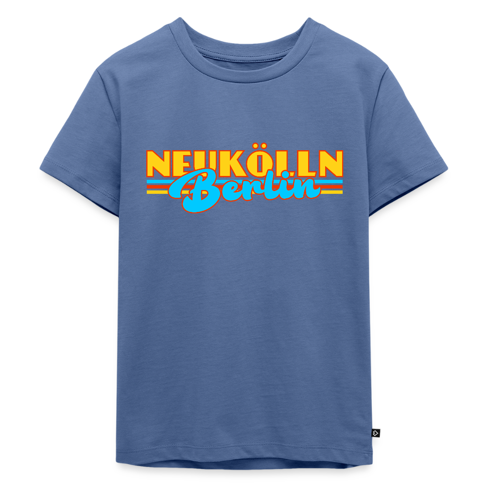 Neukölln Berlin Retro - Kinder Premium T-Shirt - Taubenblau