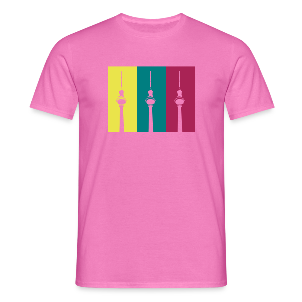 Berlin Retro - Männer Premium T-Shirt - Pink
