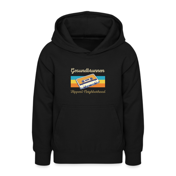 Gesundbrunnen Hippest Neighborhood - Teenager Hoodie - Schwarz