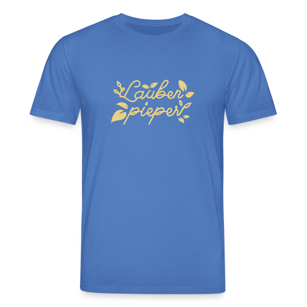 Lauben pieper - Unisex Bio T-Shirt - Achtsames Blau