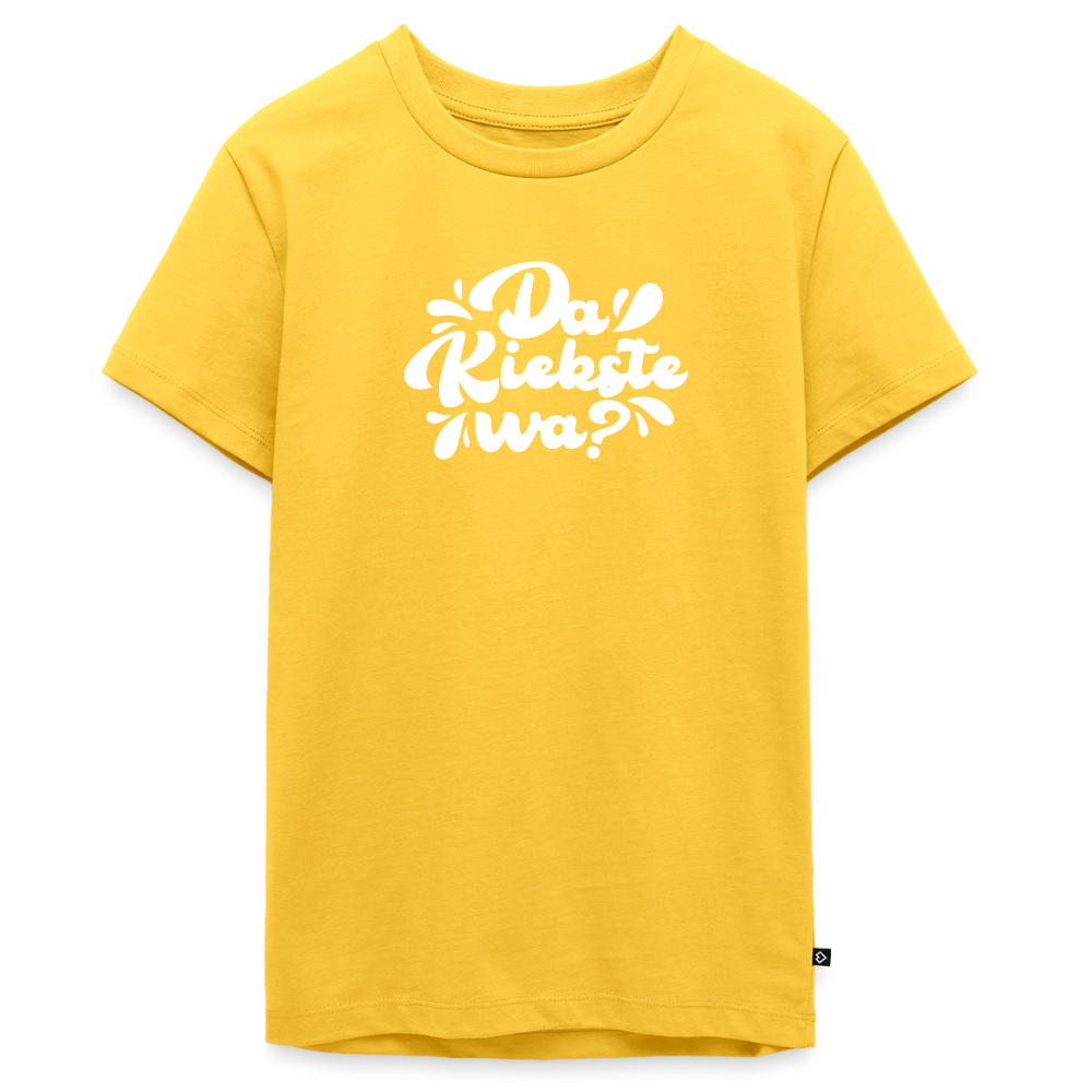 Kiekste - Teenager Premium T-Shirt - Gelb