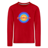Gesundbrunnen Retro - Kinder Langarmshirt - Rot