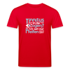 Tinnitus in de Oogen? Ick seh' nur Pfeifen hier! - Unisex Bio T-Shirt - Rot