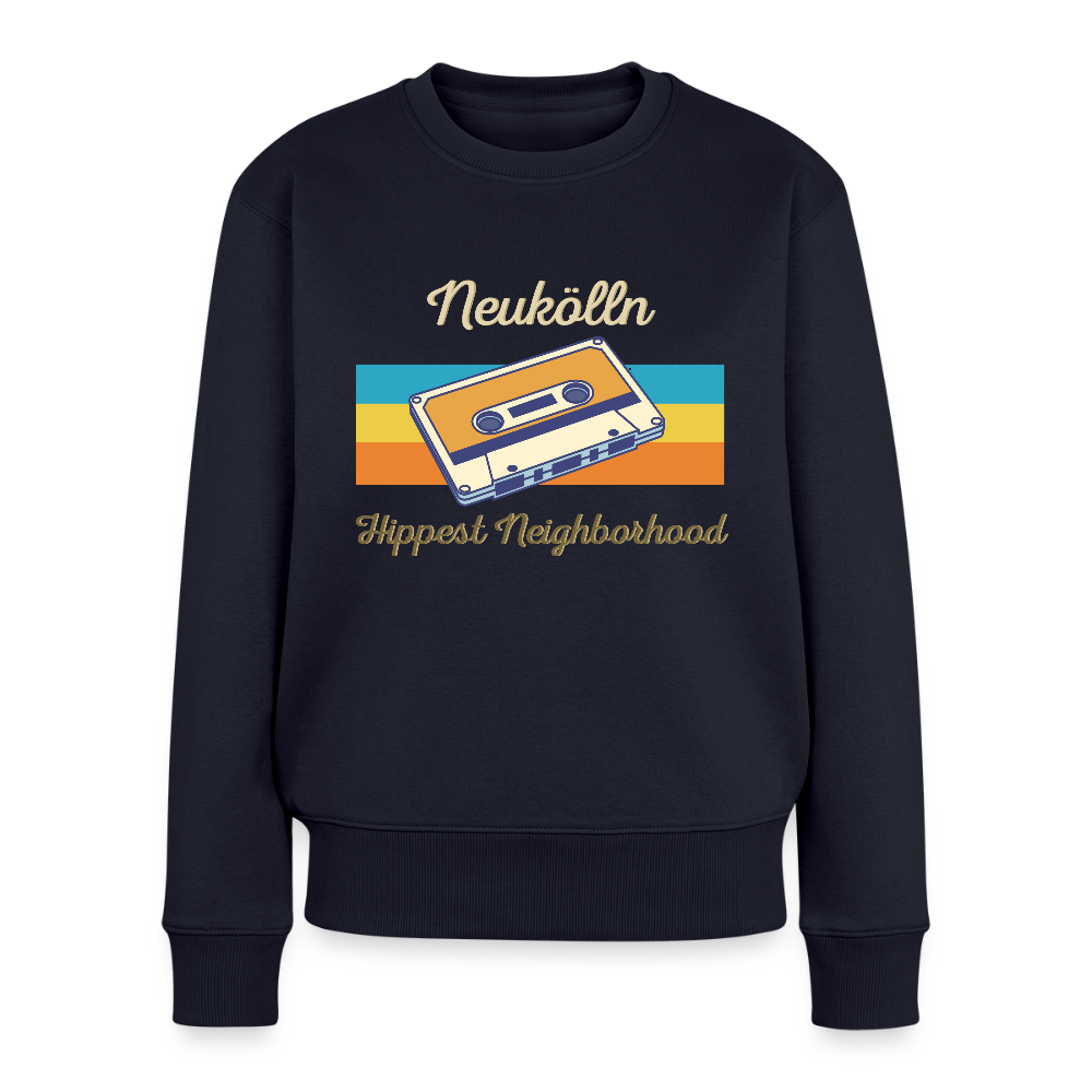 Hippes Neukölln - Frauen Premium Pullover - Navy