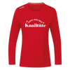 Knalltüte - Frauen Sport Langarmshirt - Rot