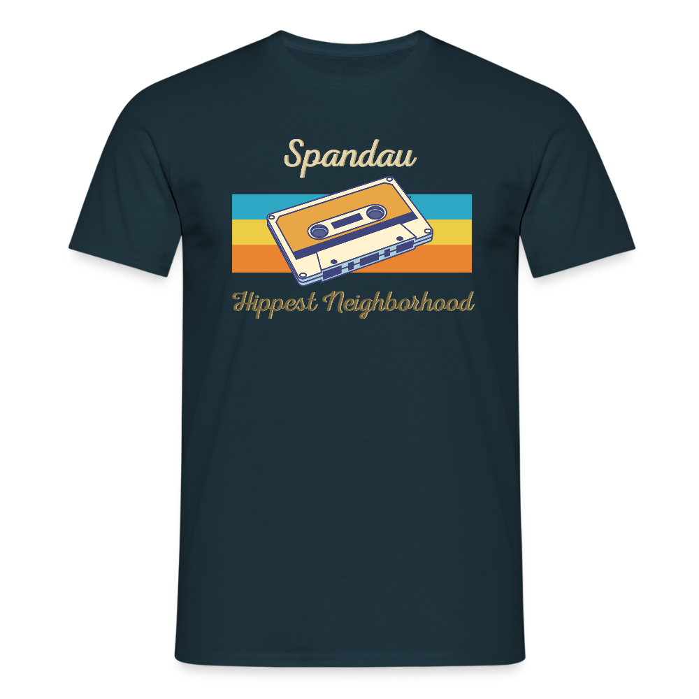 Spandau Hippest Neighborhood - Männer Premium T-Shirt - Navy