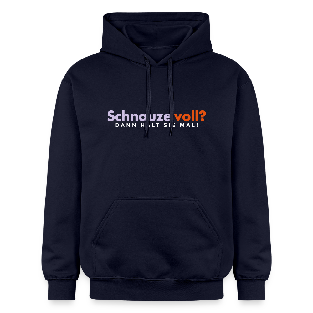 Schnauze voll? Dann halt sie mal! - Hoodie - Navy