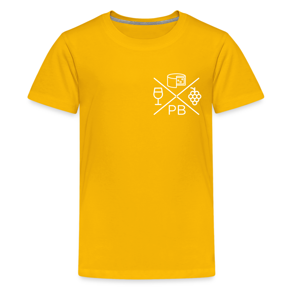 Prenzlauer Berg Kiez  - Teenager Premium T-Shirt - Sonnengelb