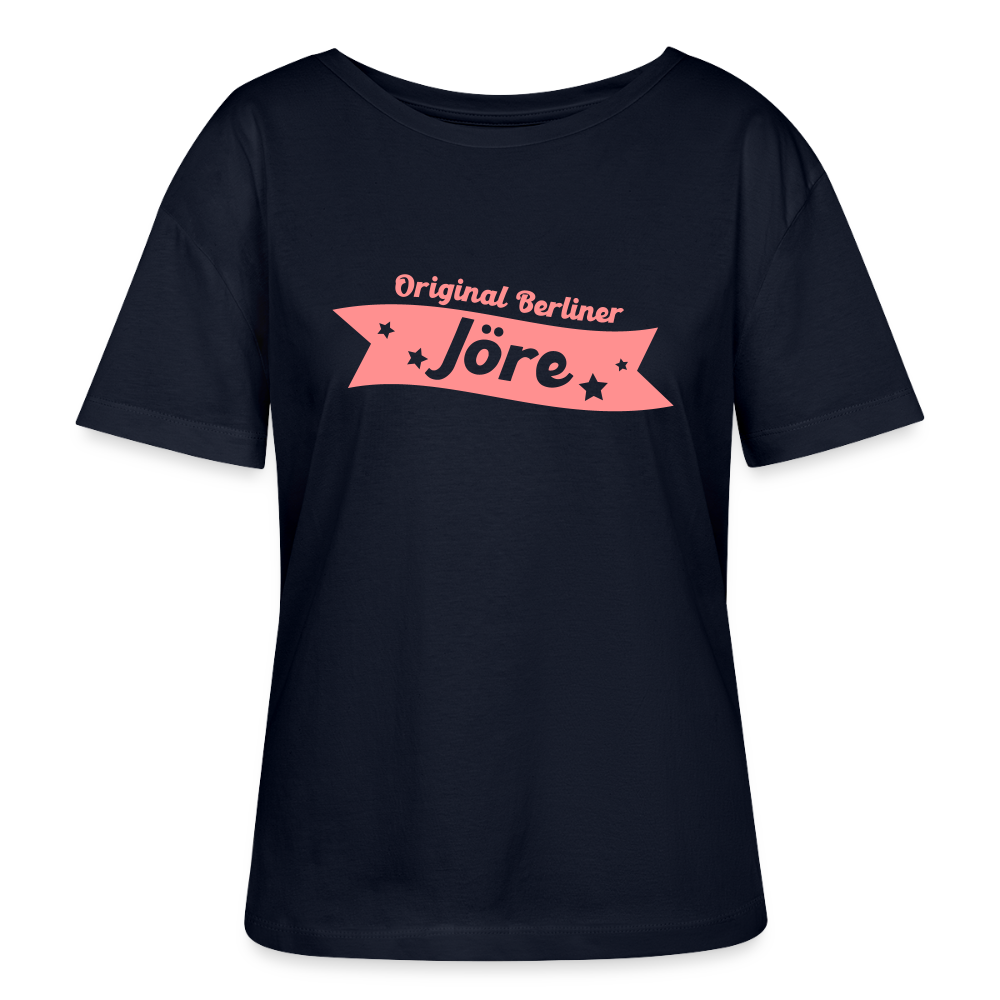 Berliner Jöre - Relaxed Rundhals Frauen Bio-T-Shirt - Navy