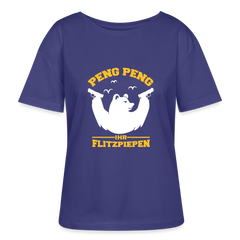 Peng Peng - Relaxed Rundhals Frauen Bio-T-Shirt