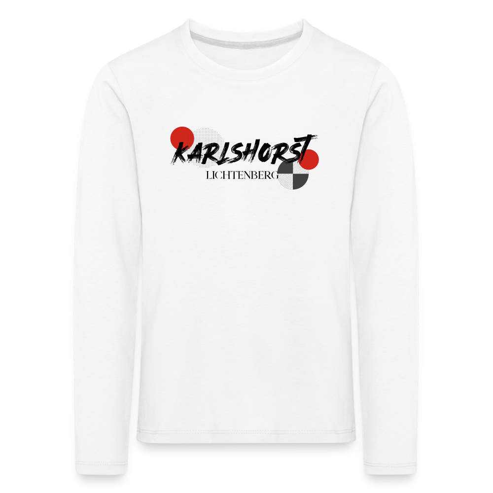 Karlshorst - Kinder Langarmshirt - Weiß