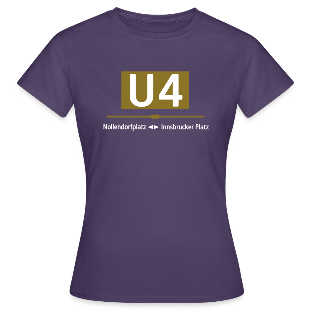 U4 - Frauen Premium T-Shirt - Dunkellila