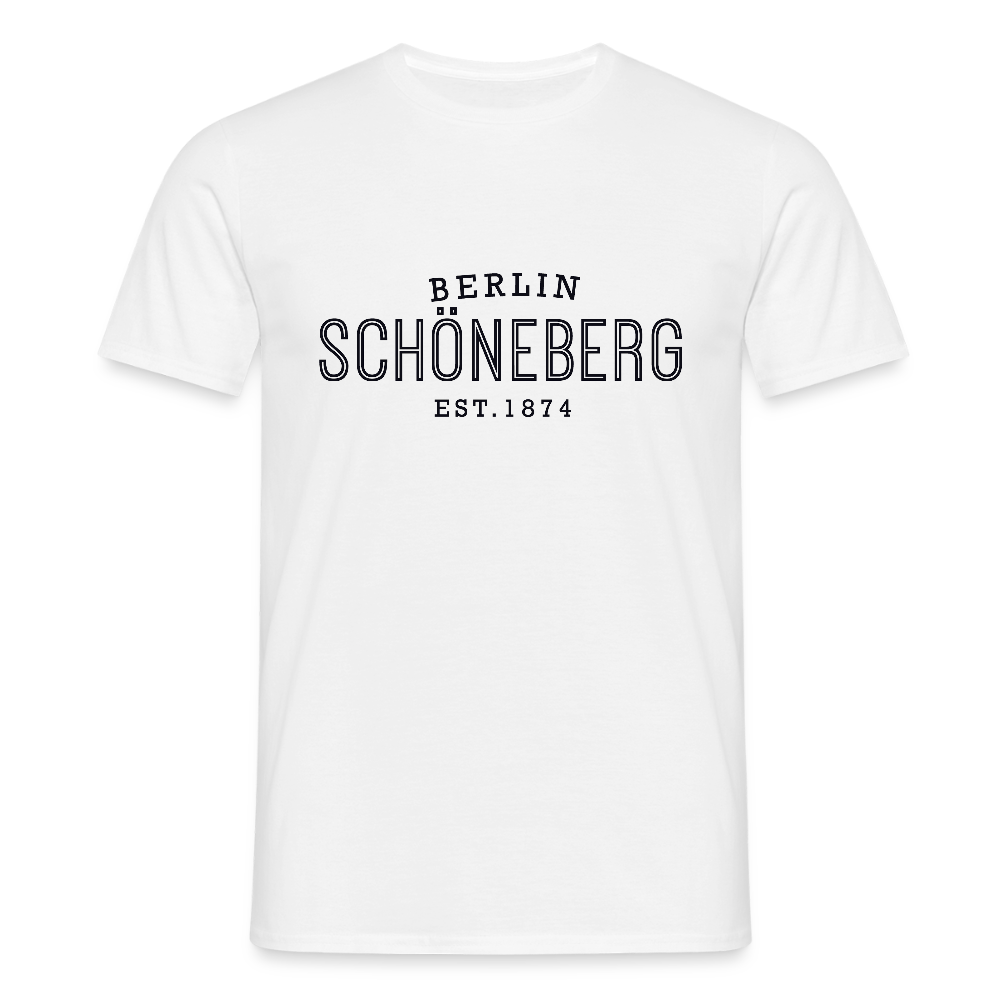 Schöneberg  - Männer Premium T-Shirt - Weiß
