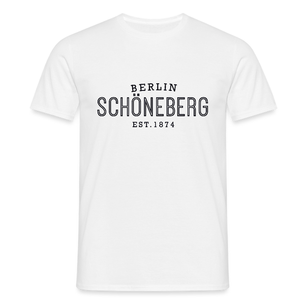 Schöneberg  - Männer Premium T-Shirt - Weiß