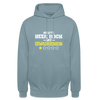 Keen Bock uff Erwachsensein - Unisex Hoodie - Nebelblau