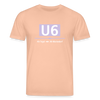 U6 - Unisex Bio T-Shirt - Pfirsich