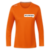 Hetz Mir Nich! - Frauen Sport Langarmshirt - Neonorange