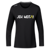Jeh Weita! - Frauen Sport Langarmshirt - Schwarz
