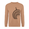 Der Turm von unten - schwarz - Unisex Pullover - Mocca