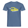 Die U-Bahn kommt - Männer Premium T-Shirt - Taubenblau