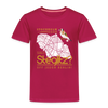 Stockholm oder Steglitz - Kinder Premium T-Shirt - dunkles Pink