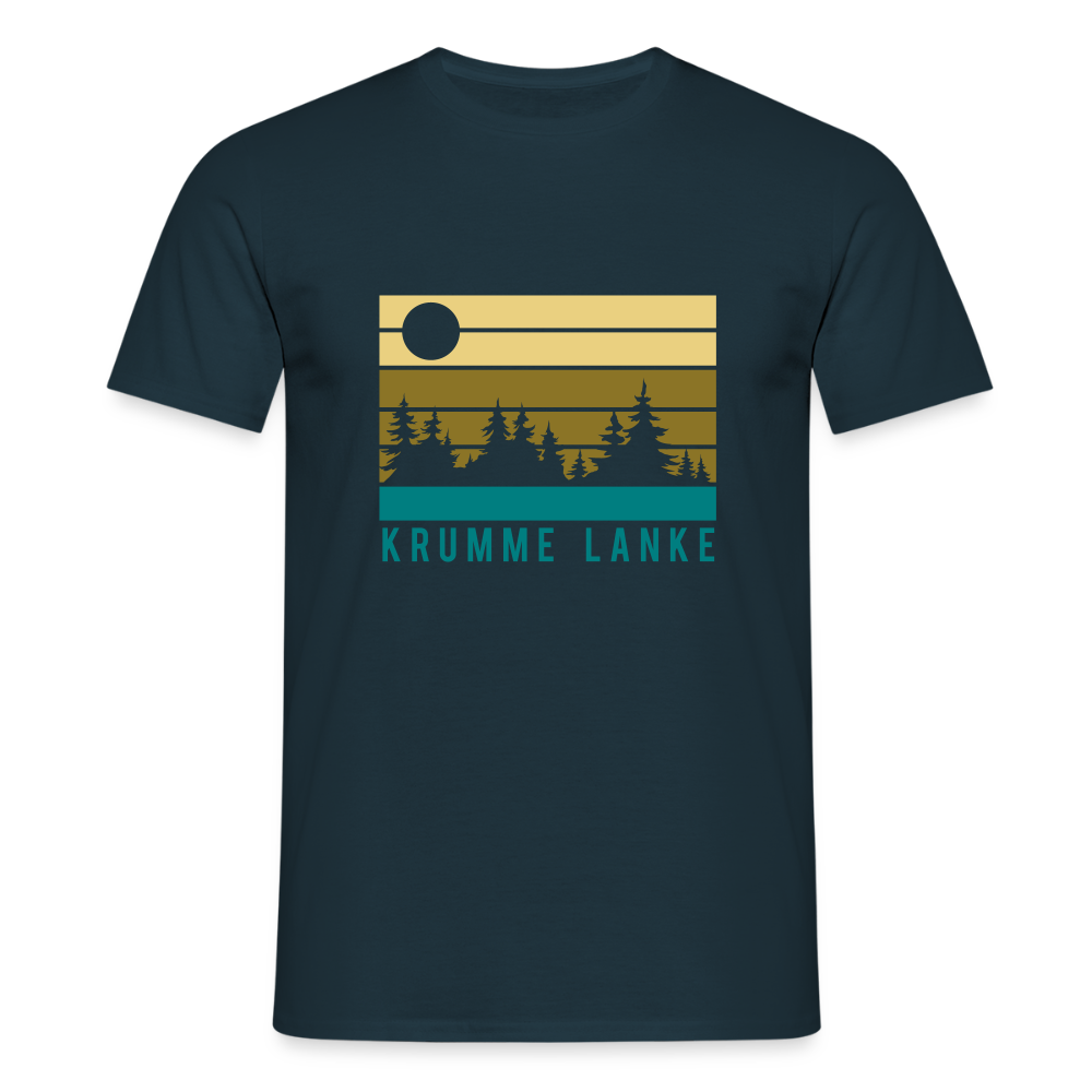 Krumme Lanke - Männer Premium T-Shirt - Navy