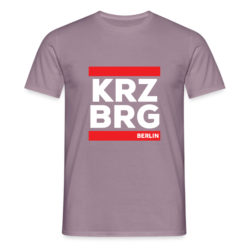 KRZBRG - Männer Premium T-Shirt - Lilagrau