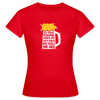 Ick kieke, staune, wunda mir, wie'n kühles Bier jefällt mir hier - Frauen Premium T-Shirt - Rot
