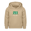 U3 - Kinder Premium Hoodie - Sand