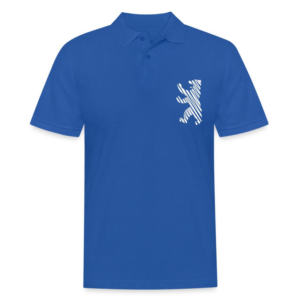 Berliner Bär im Netz - weiß - Männer Polo T-Shirt - Royalblau