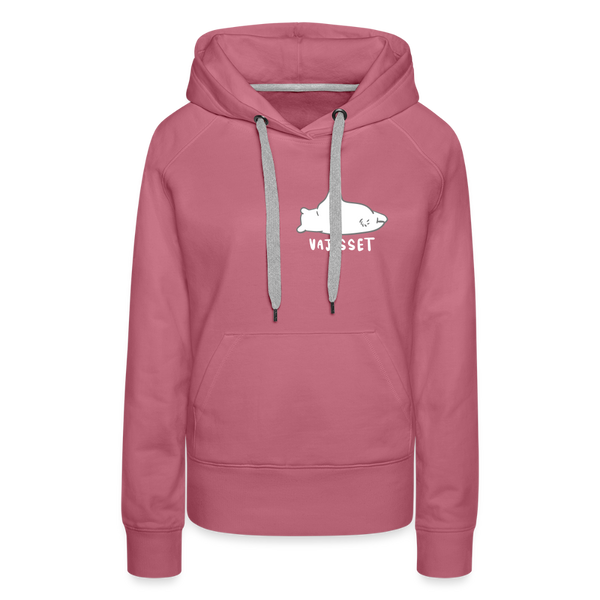 Vajisset Bär - Frauen Premium Hoodie - Malve