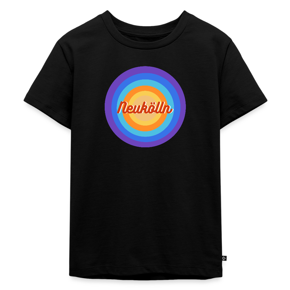 Neukölln Retro - Kinder Premium T-Shirt - Schwarz