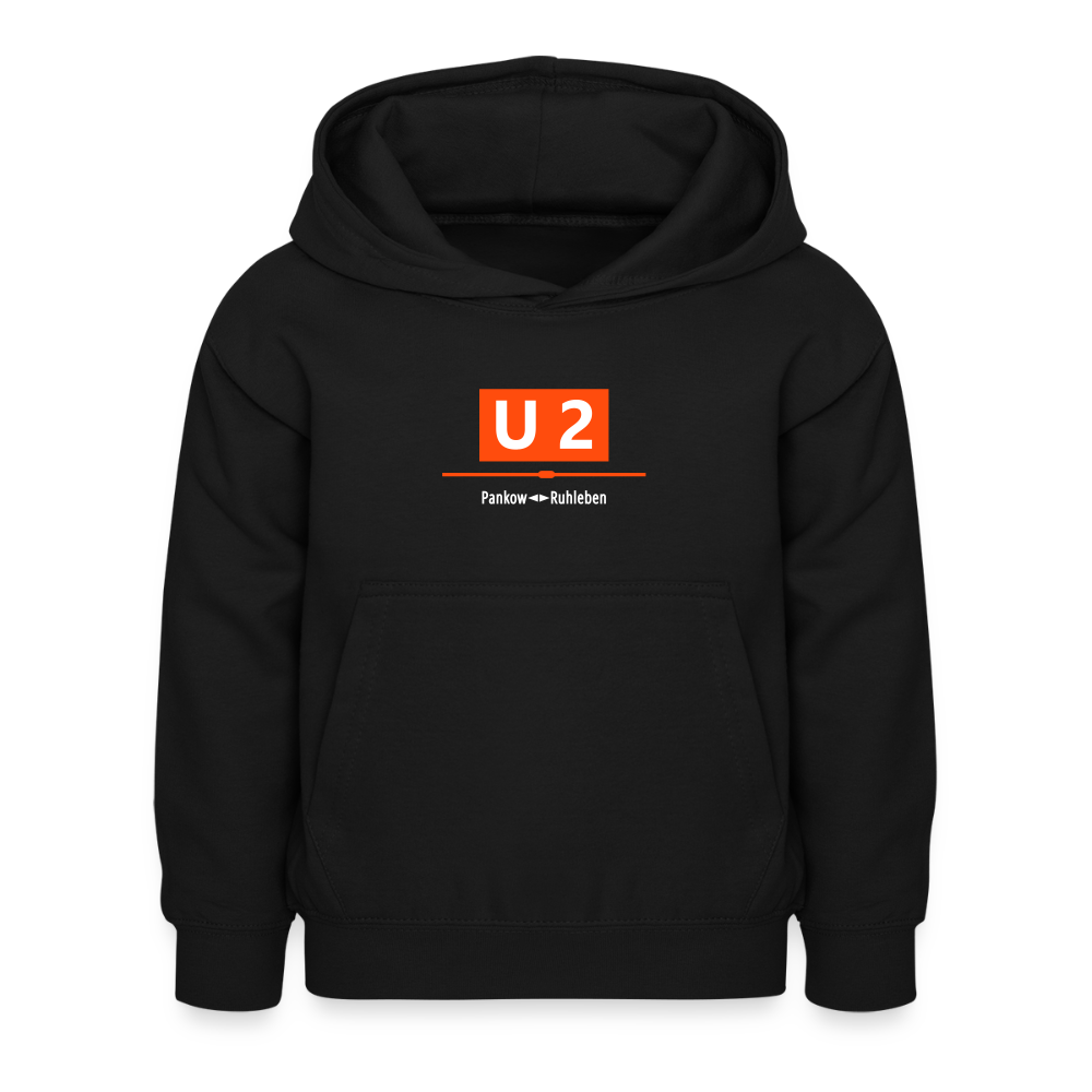U2 Berlin - Kinder Hoodie - Schwarz