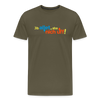 Jib allet, aba nich uff! - Männer Premium T-Shirt - Khaki