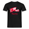 Tempelhof Flugzeug rot - Männer Premium T-Shirt - Schwarz