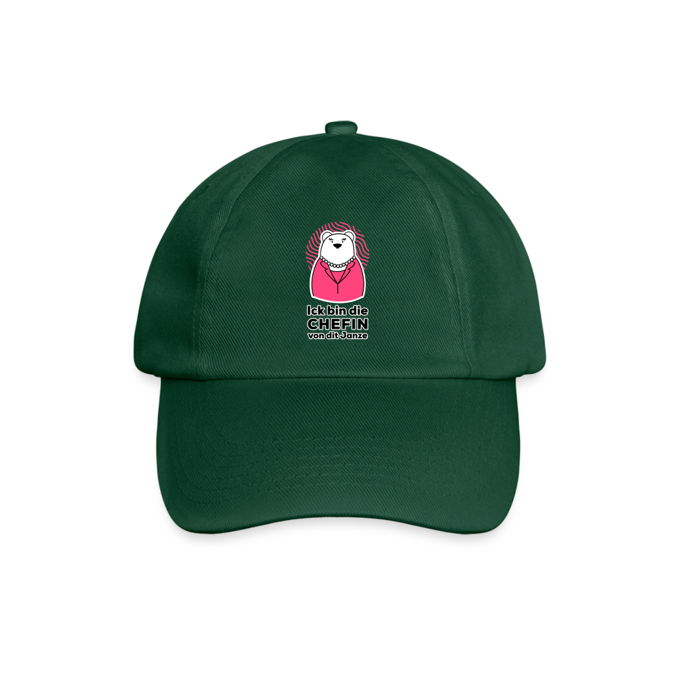 Chefin - Baseball Cap - Flaschengrün